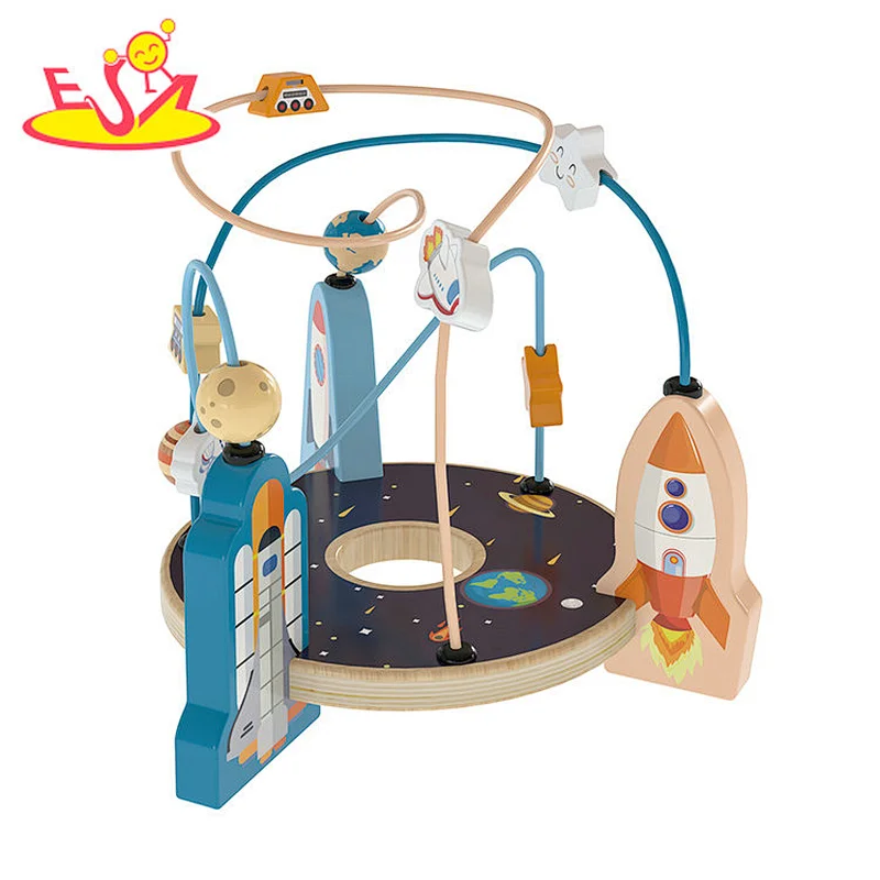 Nuevo diseño Macaron lindo juguete de cocina de madera para niños W10C582
